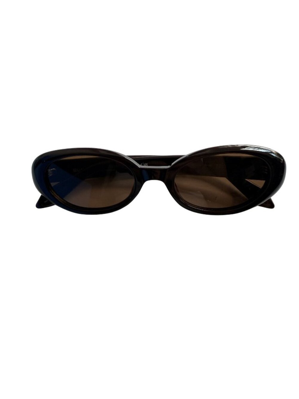 Quay Felt Cute Sunglasses 79943 in Chocolate Frame Brown Lens - Picture 1 of 4